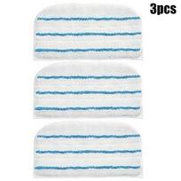 Black Decker Steam Mop Pads FSMH13E10-GB FSMH1321-GB - 3-Pack Microfiber Set white