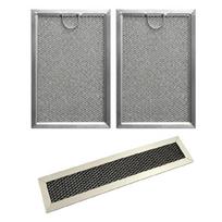 High Quality Grease Filter Set With Layer For Better Microwave Air Cleaning gray