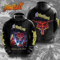 Karštas Roko Judas Priest Grupės 3D Spausdinimo Gobtuvėlis Vyrams Moterims Mados Hip Hop Gobtuvas Džemperis Moterims Sportiniai Drabužiai Vyrams Unisex Sportinis Kostiumas XL gray