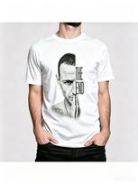 2026 Vintagestyle Graphic Tee Showcases One Side Of Chester Benningtons Face Mens Clothing New Unisex Rock Band Shirt 4XL gray