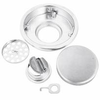 304 Stainless Steel Floor Drain Round Shape Odor Resistant Shower Drain Snap in Design Anti-Odor Floor Drainer Basement balta