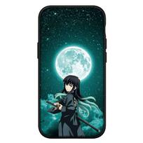 skirtas iPhone 15 14 Xiaomi Redmi Note 13 12 11 Pro Max X 8 7 XR 9 Samsung Galaxy A24 A15 S24 S23 Huawei OPPO A38 Demon Slayer Muichiro Tokito telefono dėklas for iPhone 8 Plus lubų spalva