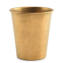 Puodelis ANTIQUE GOLD 300 ml Metalinis