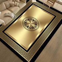Svetainės Auksinis Prabangus Kilimas Europos Dekoras Didelio Ploto Kilimai 200x300 cm Sofos Zonos Miegamojo Dekoras Neslystanti Grindų Kilimėlis 60*90cm beige