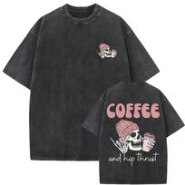 2026 Girls Who Eat Training Club Skeleton Gym Pump Cover T Shirts Washed Vintage Men Women Funny Fitness Casual Oversized T-shirts S mėlyna