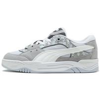 PUMA 180 Abrasion Resistant Low top Skateboard Shoes Unisex Gray White 403230-01 42.5 gray