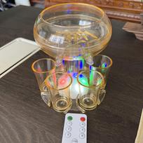 6-in-1 Šotų Stikliukas ir Vyno Dozatorius - Baro Piltuvėlis Kokteiliams Dispenser + 6 Glasses