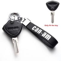 Motorcycle Key Case for Bombardier Can-Am Canam Can Am Spyder Series Motorbike Cover Protector Shell Keychain Fob Accessories Black Key Case gray