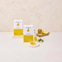 Olivazumo Extra Virgin Olive Oil NFC Organic Lemon Juice 14 Sticks white