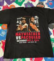 Floyd Mayweather vs Manny Pacquiao Boxing Unisex T-Shirt 8D830 S brown