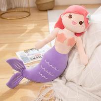 40-100cm Animacinis Kawaii Milžiniškas Undinėlės Pliušinis Lėlės Pagalvės Spalvingas Gražus Vandenyno Undinėlės Pliušinis Žaislas Mergaitėms Kalėdinė Dovana about 40cm