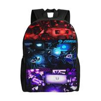 Meme Skibidi Toilet TV Backpack for Men Women Casual Student Work Daypack Cartoon College Canvas Bags Gift One Size black