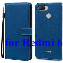 Mi 6 dėklas Xiaomi Mi 6 dėklui Redmi 6 odinis piniginės tipo atverčiamas dėklas Xiaomi Redmi 6 Mi6 telefono dėklui Redmi6 dangtelis Fundas apvalkalas krepšiai