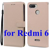 Mi 6 dėklas Xiaomi Mi 6 dėklui Redmi 6 odinis piniginės tipo atverčiamas dėklas Xiaomi Redmi 6 Mi6 telefono dėklui Redmi6 dangtelis Fundas apvalkalas krepšiai