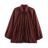 Womens Oversized Batwing Sleeve Puffer Pilot Jacket Loose Fit Streetwear Fashion L