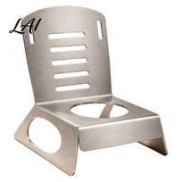 Grilling Gadgets for Meat Vertical Chicken Roaster Stand 304 Stainless Steel BBQ Can Holder Heavy Duty Rotisserie Rack Grill Outdoor Camping 1pc gray
