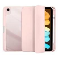 Flip Tablet Cover For iPad Mini 6 8.3'' /Mini 7 (A17 Pro) A2995 Acylic Back Case With Pencil Holder Auto Wake up /Sleep iPad mini 6 2021