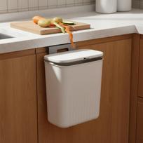 Wall Mounted Trash Can Space Saving Hanging Easy Installation Cabinet Garbage Bin