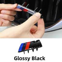 BMW Front Grille Badge Emblem 3D Sticker for X1 X2 X3 X4 X5 X6 X7 F48 G01 E84 F10 F30 G11 G80 Car Decoration Accessories 9x2.9cm