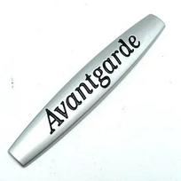 3D Metal Avantgarde Car Side Fender Emblem Badge Sticker For Mercedes Benz C E Class C180 W203 W204 W204 C300 E300 E320 E350 gray