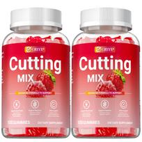 GREVIP Cutting Mix Gummies 100 Count - Berberine Yerba Mate & Chromium 8-in-1 Formula, Digestion & Metabolic Balance 100*2