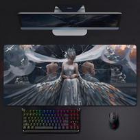 Sexy Girl Anime Game GGhost Blade Mouse Pad Mousepad Large Gaming Lockedge Thickened Pc Table Desk Mat 800x300x2mm
