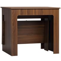 Sulankstomas valgomojo stalas Prailginamas valgomojo stalas Valgomojo stalas Mobilus Modernaus dizaino 180cm X 85cm X 75cm Ruda