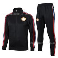 Source 2627 Manchester United casual jacket 2425 retro Manchester United long pull jacket supply new children adult long sleeves 10 black