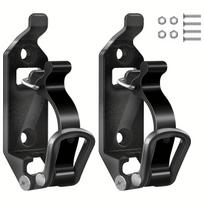 2pcs Shovel Axe Holder Quick Release Robust Clip Corrosion Resistant Flexible Mount Bracket Trucks Boats Road Vehicles Outdoor black