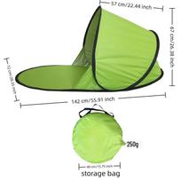 Single Person Quick-Open Tent for Outdoor Camping, Travel, and Beach Single (142*72*67cm)