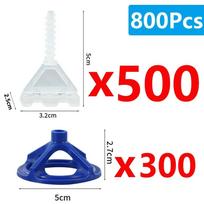 50/500/800 vnt. spiralinės keraminių plytelių išlyginimo sistemos gnybtai tarpikliai dirželiai Wadge plytelių klojimas ant sienos grindų tvirtinimo statybos įrankiai 2.0mm