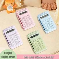 Exclusive Mini Flip-Case Calculator: Portable & Compact for Students with Free Shipping Mini Calculator - Blue - 1pc