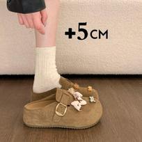 Baotou Semi-boots, New Style, Thick-soled Lazy Shoes, Women's Shoes 40 beige