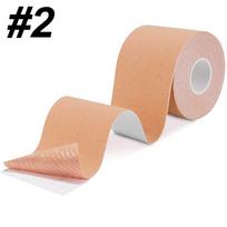 1Roll Kinesiology Tape 5Cm X 5M Elastic Athletic Tape Hypoallergenic Waterproof For Muscle Pain Relief Sports beige