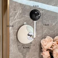 1pc Dopamine Hook Punch Free Wall-mounted Suction Cup Hook Bathroom Hair Accessory Hairpin Storage Rack Bathroom Organizer juoda