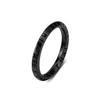 Ins Neutral Wind New Viking Rune Mobius Ring Ring for Men and Women Does Not Fade Wedding Ring 2026 12# black