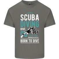 Id Rather Be Scuba Diving Diver Funny Unisexs Light Cotton TShirt 4XL blue