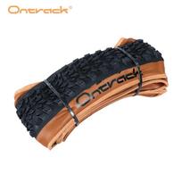 Ontrack Foldable MTB City Mountain Bike Tires 29X2.10 Brown Edge black