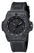 Luminox Navy Seal Watch XS.3501.BO.F Men's Black Steel Case Silicone Strap 45mm 200m Swiss Quartz black