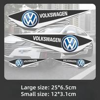 ·Car Triangle Windows Side Window Body Stickers Decals For VW Golf Passat Jetta Beetle CC Bora Polo Touareg Tiguan decorate 5 set