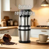 Weibili Dry & Wet Grinder, 110V/220V - Detachable, Washable for Coffee, Grains & Cereals black