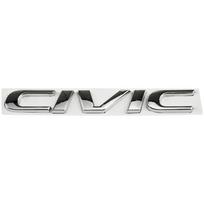 3D Metal Car Stickers Side Fender Badge Rear Trunk Emblem Decal for Honda Civic Logo Styling Accessory Compatible with 8th 9th 1