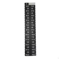 Weight Stack Sticker Label Strong Adhesion Gym Equipment Number for Commercial 8.5*1.7cm juoda