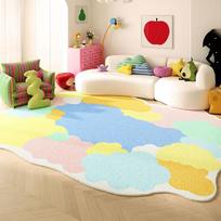 Dopamino spalvos kilimai miegamajam, didelio ploto svetainės dekoravimui, pliušinis kilimas, namuose skalbiamas grindų kilimėlis, pūkuotas minkštas rūbinės kilimas 80x160cm