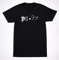 Pg.99 T-Shirt Ink Stamp Screamo Hardcore Punk DIY Band Logo Graphic Tee 2XL black