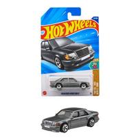 Hot Wheels Basic Car Mercedes-Benz 500E 1/64 Scale JFN68 blue