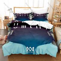 Marcus & Martinus 3Pcs Bedding Set Duvet Cover 2 Pillowcases Unforgettable Eurovision Album Tour Graphic Breathable Dorm Bed EU Single 135*200cm/53x79in 3pcs