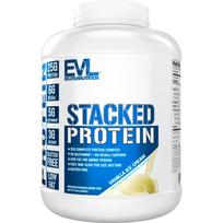EVLUTIONNUTRITION Stacked Protein Powder Drink Mix Vanilla Ice Cream Flavor 2.268kg 1 pcs Ingredients: may be subject to | 2.268kg 1 pcs