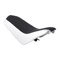 Foam Seat for 110ml 125ml Racing Style Quad Dirt Bike ATV Replacement Foam Seat with Locking Clip white