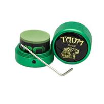 Taom Taomu Stiprus magnetinis apvalus metalinis biliardo kreidos laikiklis dėžutė black